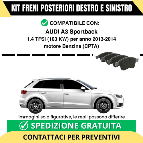 Pastiglie freno posteriori - pastiglie,