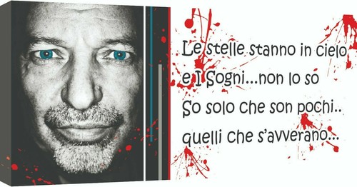 Quadro 100x50cm vasco rossi - quadro,