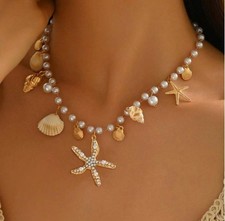 Collana catena stelle marine