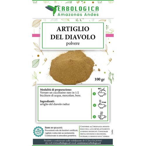 Artiglio del diavolo polvere