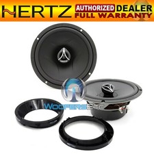 pkg ALTOPARLANTI COASSIALI HERTZ ECX-165,5" 2 VIE + ANELLI 6,5" HARLEY 1999-2013 NUOVI