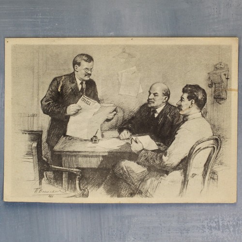 Stalin lenin molotov giornale - stalin,