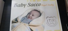 Baby sacco neonato bimbo giorno e notte 80x90 pile morbido