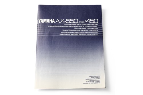 Yamaha 550 450 manuale - yamaha, ax-550/450