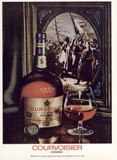 1975 Courvoisier: Cognac Napoleon Vintage Print Ad