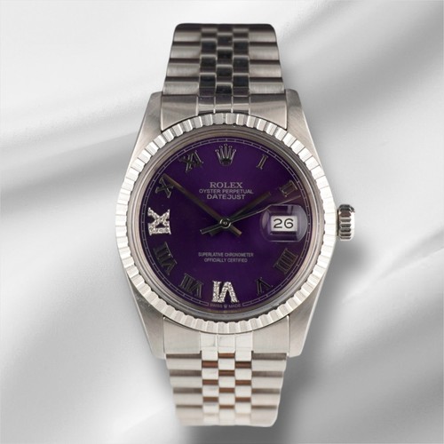 Rolex 36mm datejust acciaio - 36mm,