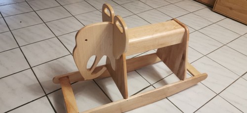 Elefante dondolo frassino - elefante,