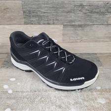LOWA Innox Pro GTX Lo Womens Hiking Shoes Sz 8.5 Schwarz Off White Black Lace-Up