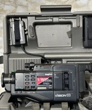 RARA videocamera vintage SANYO VM-D1P Vision8 AF 8 mm pellicola digitale messa a fuoco automatica