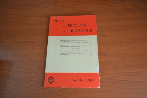 Revue thèologie et - de,