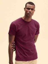 T-Shirt Cotone SUPER PREMIUM Maglia Maniche Corte FRUIT OF THE LOOM - 18 colori