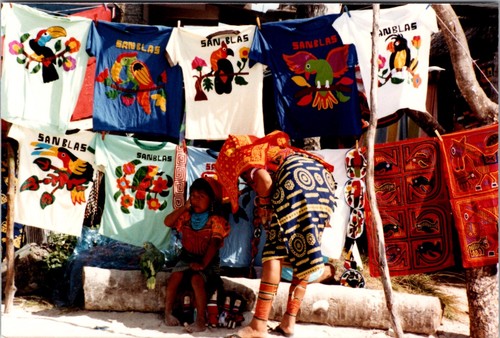 Vintage san blas - kuna, indiano