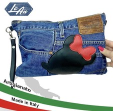 Borsa Artigianale in Jeans Levi’s ♻️ | Clutch Donna Made in Italy