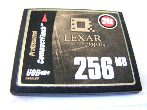 256mb compact flash card 24x - 256mb,