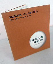 SALVATORE SEBASTE,Galleria Il Sedile,1970 Lecce/Svolta Bologna[catalogo arte