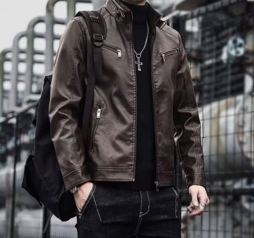 Giacca pelle uomo - giacca,