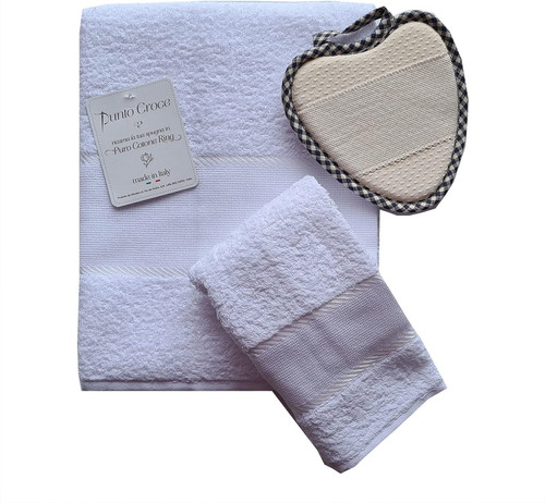 Set spugna bagno viso - +, ospite
