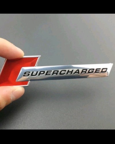 Emblem logo aluminium rosso - 3d,