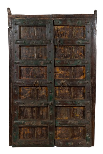 Portone antico legno massello