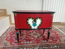 Mobiletto Restaurato E Decorato A Mano