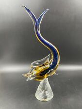 Scultura statua statuetta soprammobile Pesce Vetro Sommerso Murano