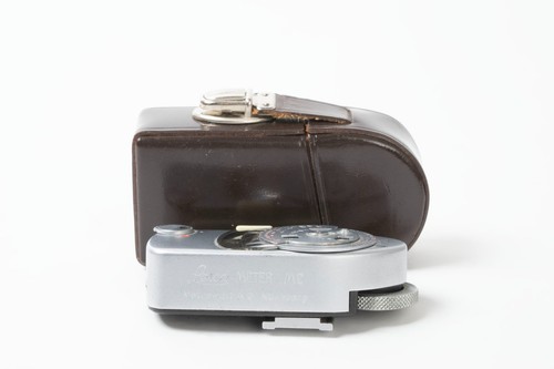 Leica meter argento con - meter,