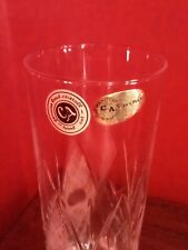 6 bicchieri da whisky in cristallo 24% piombo tagliato a mano 