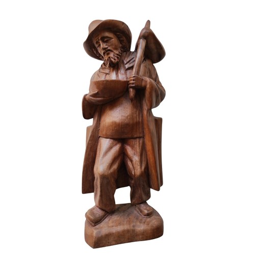 Statua scultura in legno - in,