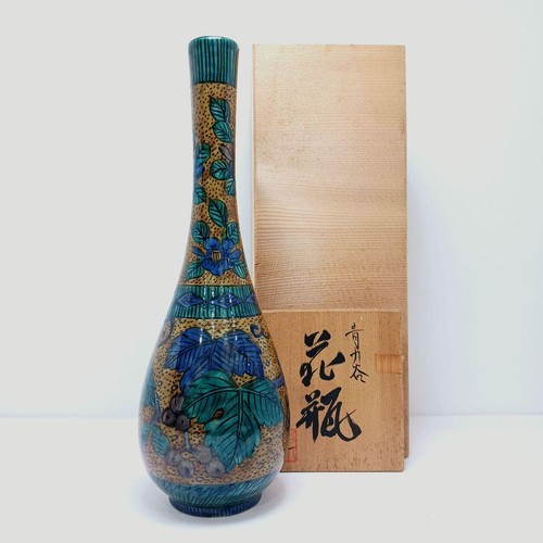 Vaso fiori blu kutani - vaso, di