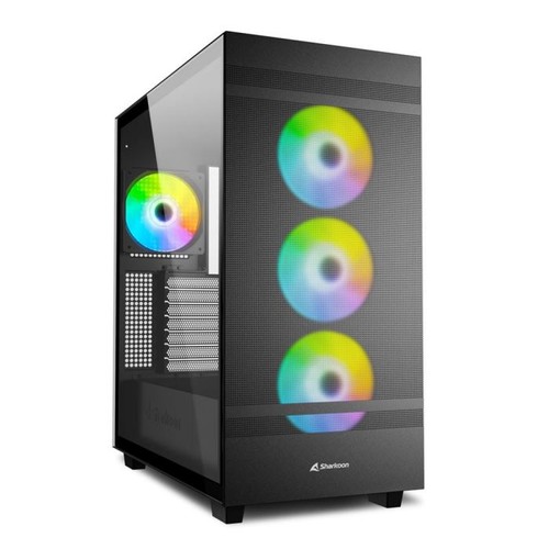 Case sharkoon gaming rebel c50 - case,