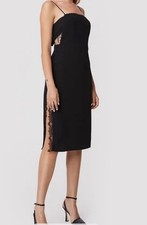 Pinko Abito Nero Adonella Crepe Fluido 40