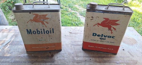 Coppia latte olio mobiloil - mobiloil, +