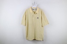 Polo vintage anni 90 Fila Italy uomo XL Spell Out golf crest colletto giallo