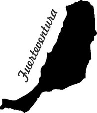 2 adesivi auto "Fuerteventura"