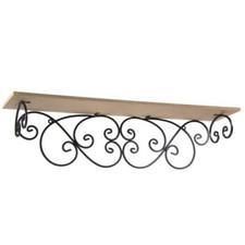 MENSOLA NERA CON RIPIANO IN