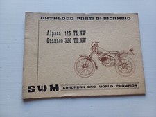 SWM Guanaco 320-Alpaca 125 1980 catalogo ricambi TELAIO originale FRAME Catalog