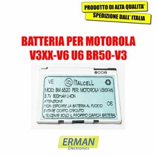 BATTERIA PER MOTOROLA V3XX-V6 U6 BR50-V3 3,7V 800mAh