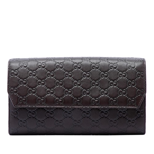 Gucci ssima clutch pre loved - gucci,