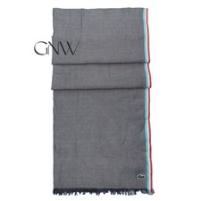 SCIARPA LACOSTE UNISEX GRIGIA PICCOLO LOGO UK STOCK era £60,00