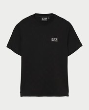 T-shirt nera EA7 per bambini