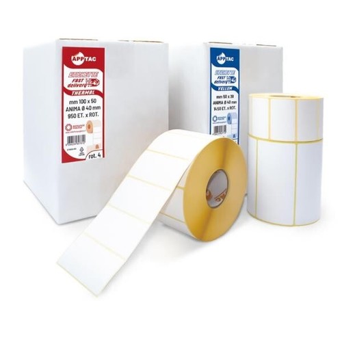 Rotoli etichette carta - 4,