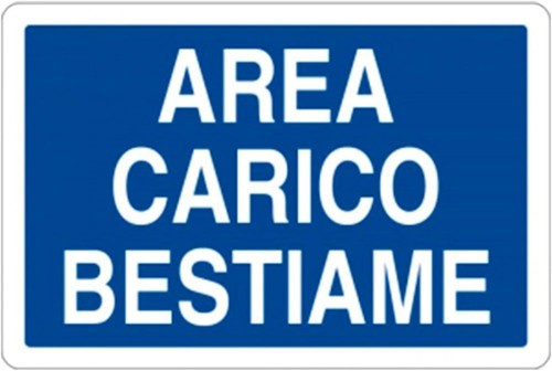 Cartello segnaletico area - segnaletico,