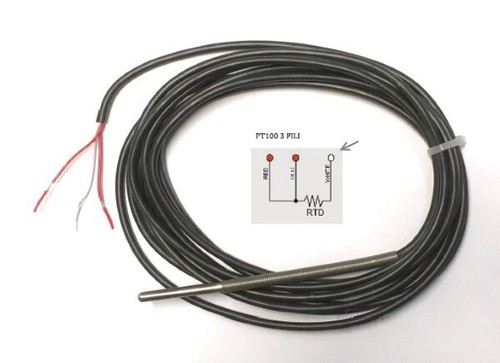 Sensore pt100b fili classe - 3,