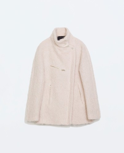 Zara boucle alpaca mohair wool - zara,