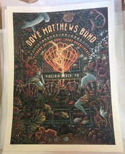 Poster Dave Matthews Band Virginia Beach 28/08/2021 Luke Martin 714/875