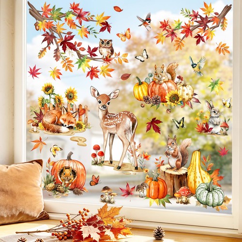 Adesivi finestra autunno - adesivi,