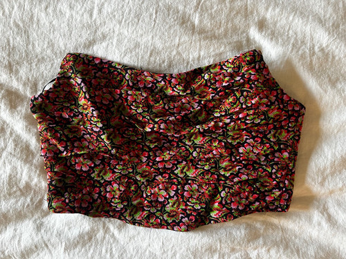 Zara corsetto floreale - top, a