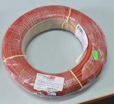 200mt Tubo guaina rosso isolante 1,5mm  ALTE TEMPERATURE+260° KV 1,5