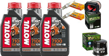 KIT/TAGLIANDO YAMAHA XSR 700 2016-2020 MOTUL 7100 10W40 FILTRO OLIO ARIA CANDELE