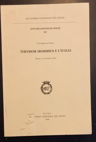 Theodor mommsen italia - theodor,
